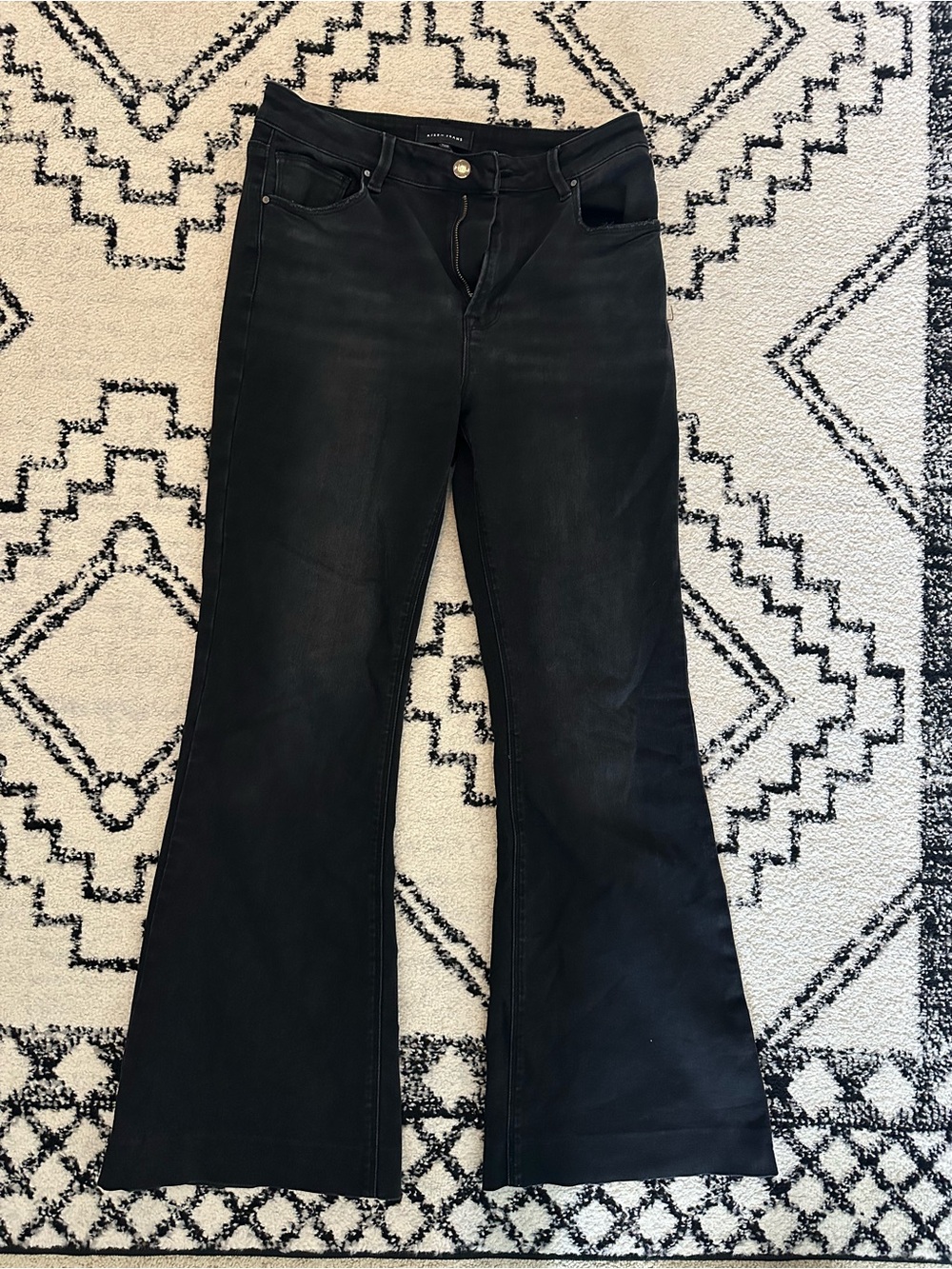 Women's Black Flared Jeans